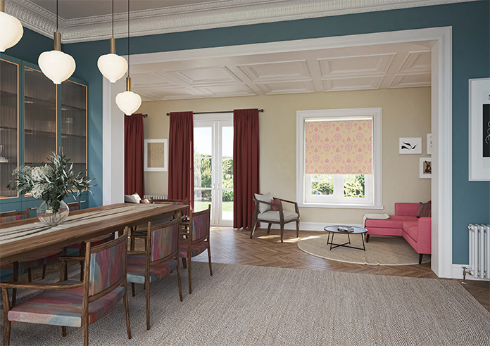 Tangier, Pastel Pink - Twist&Fit Roller Blind - Image 7